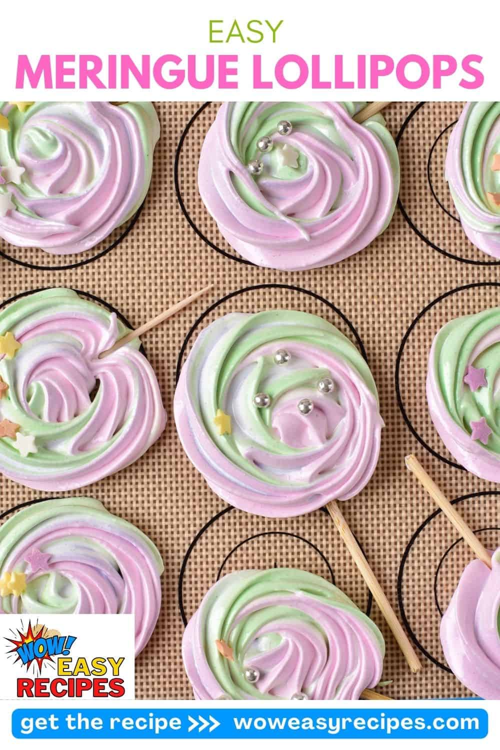 Meringue Lollipops Wow Easy Recipes