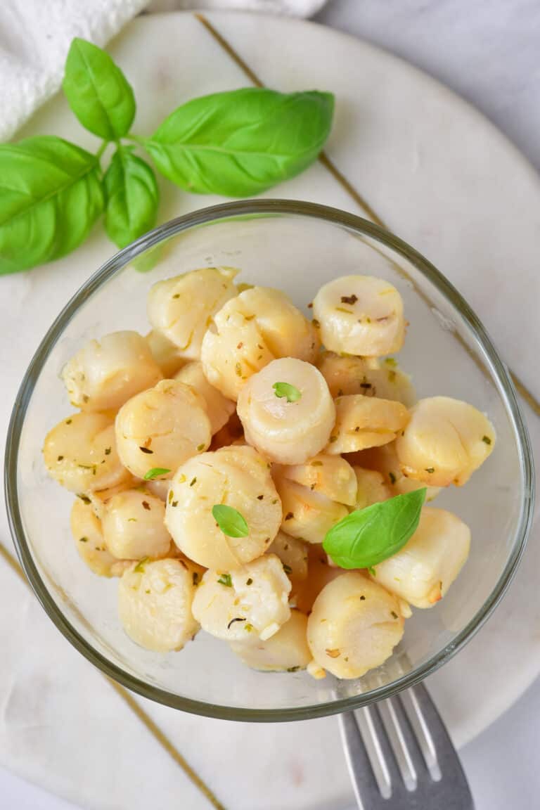 Garlic Butter Boiled Scallops Wow Easy Recipes